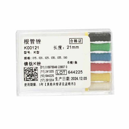 埃蒙迪 根管锉/i-Flex镍钛手用K锉 6根/盒 21mm 10#/.02