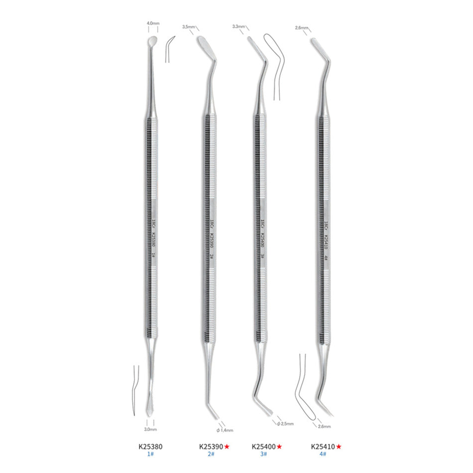 YYDMI 粘固粉充填器(双头 八角柄) K25380 1#