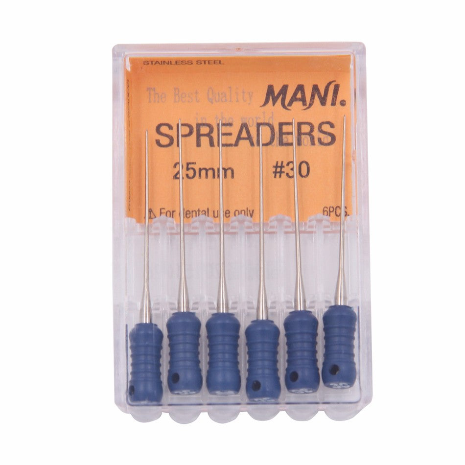 MANI root canal filling instruments/lateral condensers 02 taper 6 pieces/box 21mm #15