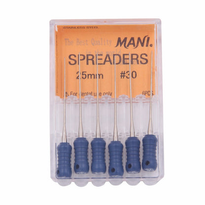 MANI root canal filling instruments/lateral condensers 02 taper 6 pieces/box 21mm #15
