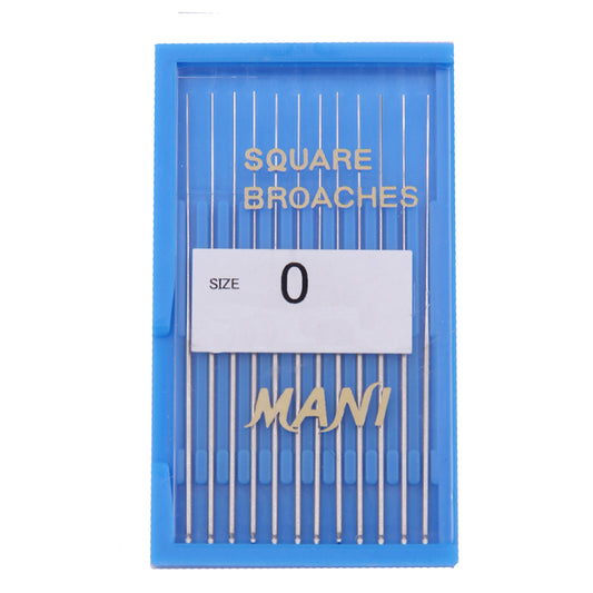 马尼/MANI 光滑髓针/洗髓针/棉花针 12支/板 0#