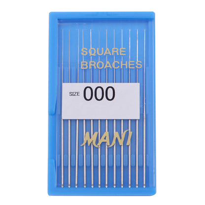 马尼/MANI 光滑髓针/洗髓针/棉花针 12支/板 0#