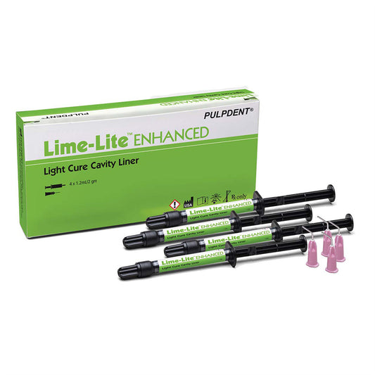派丽登/PULPDENT Lime-Lite ENHANCED 光固化窝洞垫底材料 1.2ml*4支/盒