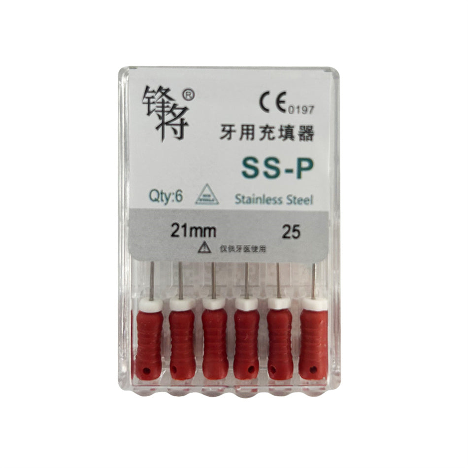 速航/NIC 牙用充填器/手用不锈钢P针/垂直加压针 5支/板 #15 21mm