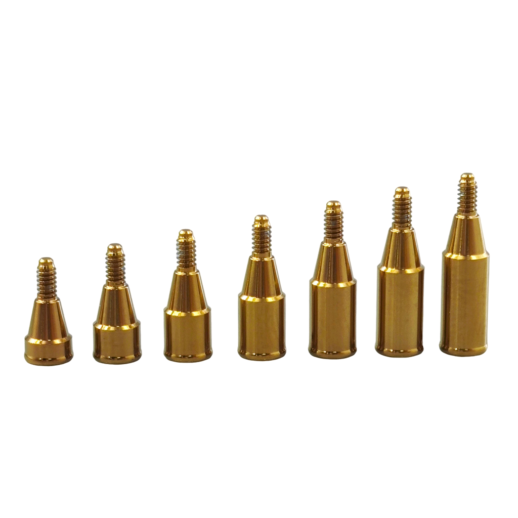 Oden custom base and screws, Nobel Active non-anti-rotation connector (LKT-ACN404), locator-Nobel Active NP-GH4