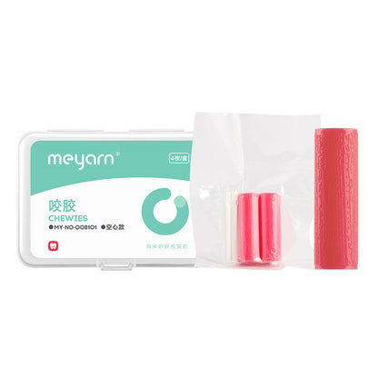 Meyarn/米妍 咬胶 (空心款) 4枚/盒 香橙