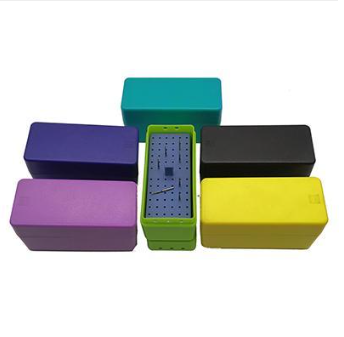 讯涛 高速车针专用消毒架/消毒盒（可高温高压） 开放式15型 蓝色SO14A