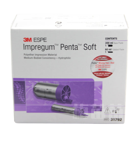 3M ImpregumTM聚醚精细印模材（软质） 300ml+60ml 31792 机混型补充装
