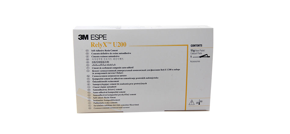 3M RelyX U200 Self-Adhesive Resin Cement 11g/tube (New and old packaging shipped randomly) A2