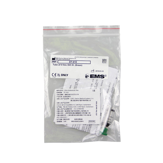 瑞士EMS 超声洁牙机工作尖/根管荡洗工作尖/超声不锈钢K锉（PIEZON 250）6根/板 DT-006，15号K锉