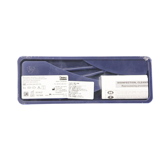 登士柏/DENTSPLY micro-Debrider根管口探查器/清洗器/微清理锉 /牙周探针/ 带柄H锉（3支/盒） 020.02 ∅0.20mm 单位：盒